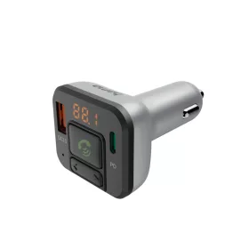   FM transzmitter, USB, Type-C, microSD, Bluetooth, QC 3.0/PD, telefon kihangosító (14169)