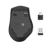 Hama MW-600 vezeték nélküli egér (2,4 GHz, USB + Type-C, 2 vevő), fekete (182616)