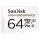 SanDisk High Endurance microSDXC 64GB memóriakártya, 100/40 MB/s (SDSQQNR-064G-GN6IA)