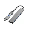 Hama USB 3.2 Gen1 Dokkoló 1:4, 5 Gbit/s, USB Type-C OTG adapterrel (200141)