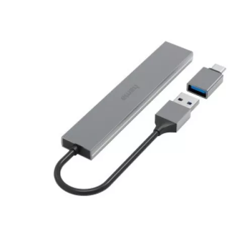 Hama USB 3.2 Gen1 Dokkoló 1:4, 5 Gbit/s, USB Type-C OTG adapterrel (200141)