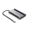 Hama USB-C dokkoló adapter 7in1 (3x USB, 2x USB-C, HDMI, LAN, PD) (200143)