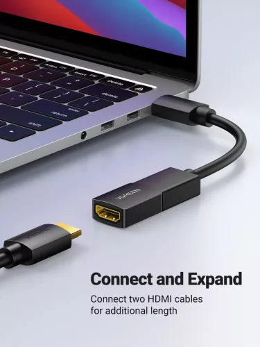 UGREEN HDMI anya - anya adapter fekete 20107