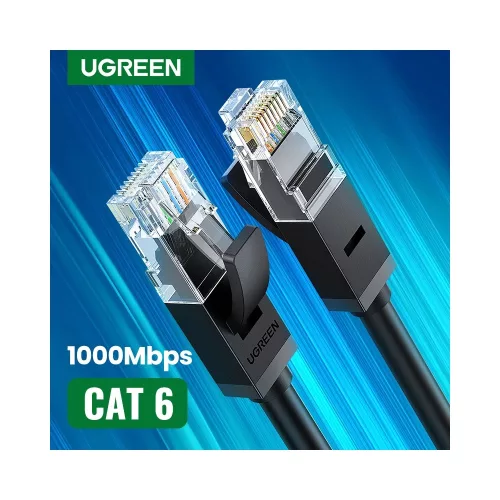 UGREEN Cat 6 U/UTP LAN kábel 3 m fekete NW102