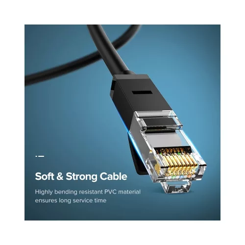 UGREEN Cat 6 U/UTP LAN kábel 5 m fekete NW102