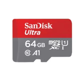   SanDisk Ultra microSD memóriakártya, 64GB, 140 MB/s (SDSQUAB-064G-GN6MA)