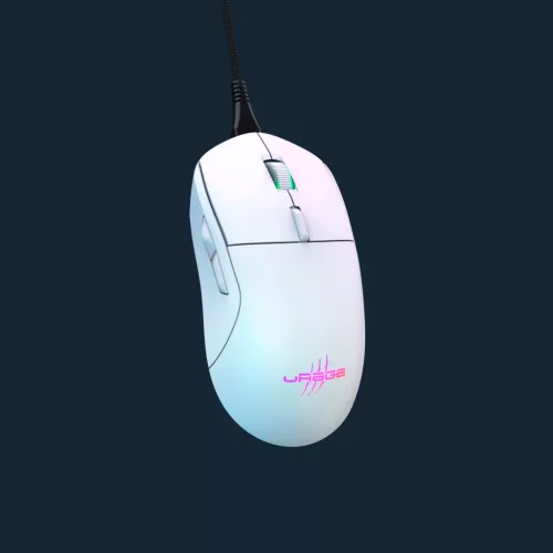 uRage Reaper 250 vezetékes optikai egér (6200 DPI), fehér (217837)
