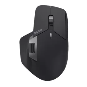   RAPOO MT760M vezeték nélküli optikai egér (Bluetooth, 2,4 GHz), fekete (226039)