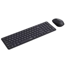   RAPOO 9310M vezeték nélküli billentyűzet + egér (Bluetooth), sötétszürke (226491)
