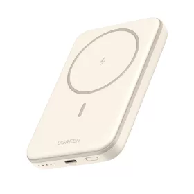   UGREEN 5000mAh mágneses vezeték nélküli powerbank bézs PB560