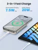 UGREEN 10000mAh mágneses vezeték nélküli powerbank bézs PB561
