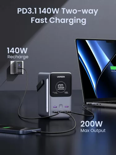 UGREEN 48000mAh 300W gyorstöltés powerbank PB770