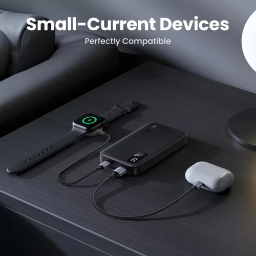 UGREEN 10000mAh kétirányú gyorstöltés powerbank fekete PB311