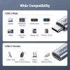 UGREEN USB-C apa - USB-C anya Gen 2 hosszabbító kábel 1 m Space szürke US372