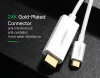 UGREEN USB-C - HDMI kábel apa - apa ABS ház 1.5 m fehér MM121