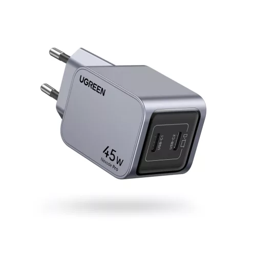 UGREEN Nexode Pro 45W két USB-C GaN gyorstöltő EU X707