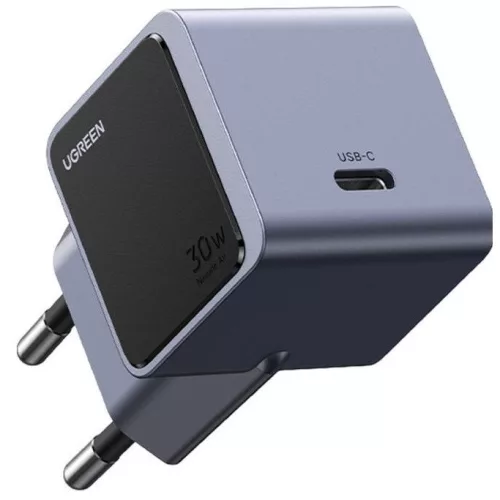 UGREEN Hálózati gyorstöltő, Nexode S, 30 W, USB-C, GaN, EU X503