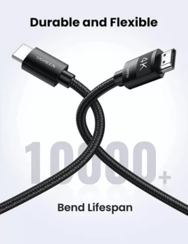 UGREEN 4K HDMI kábel apa - apa fonott 5 m HD119
