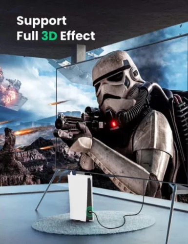 UGREEN 4K HDMI kábel apa - apa fonott 5 m HD119