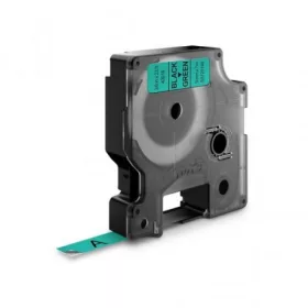   Utángyártott  DYMO D1 40919 9mm x 7m zöld-fekete #S0720740