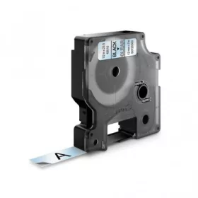   Utángyártott DYMO D1 45010 12mm x 7 m átlátszó-fekete 45010  #S0720500