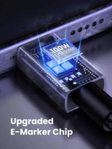 UGREEN USB-C - USB-C PD gyorstöltés kábel Space szürke 3 m L512
