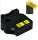 Utángyártott DYMO D1 45808 19mm x 7m fekete-sárga #S0720880