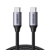 UGREEN USB-C - USB-C PD gyorstöltés kábel 5A Max 5Gbps Max szürke 1.5 m US161