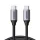 UGREEN USB-C - USB-C PD gyorstöltés kábel 5A Max 5Gbps Max szürke 1.5 m US161