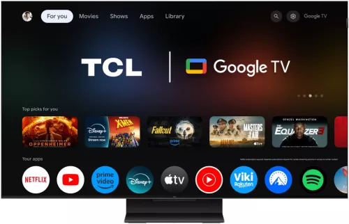 TCL 50" 50C7K QD-MiniLED 127cm 4K Google TV