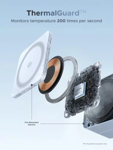 UGREEN 2 in 1 mágneses vezeték nélküli töltő W752