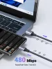 UGREEN USB-A - USB-C gyorstöltés kábel 3A Max fekete 1 m US288