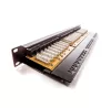 KELINE 606059 19"" 1U Giga KOMPAKT 24port Cat.6 RJ45/u árnyékolatlan patch panel
