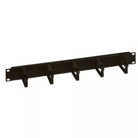   Legrand 646520 Linkeo 19" 1U vízszintes rendező panel 5x alumínium gyűrűs csavaros rögzítés átmenő kivágásokkal