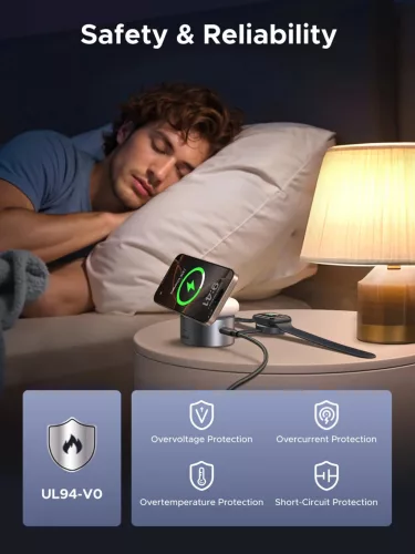 UGREEN 3 in 1 mágneses vezeték nélküli töltő EU W712