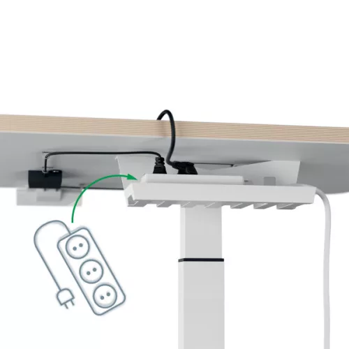 Leitz Ergo kisméretű elektromos ülő-álló asztal felállásra emlékeztetővel