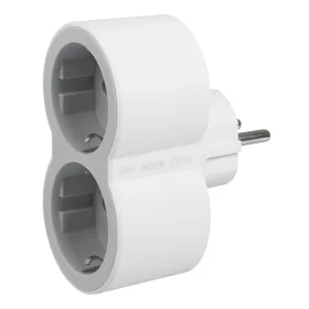   Legrand 694516 kettős 16A fehér-szürke 2P+F elosztó biztonsági zsaluval