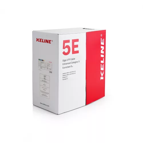 KELINE 799053-ECA-RLX Cat.5e U/UTP 305m PVC árnyékolatlan fali kábel