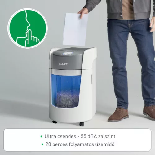 Leitz IQ OptiMax SmallOffice 350 P5 iratmegsemmisítő ; 83590000