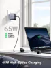 UGREEN GaN 65W gyorstöltő 3 portos CD296