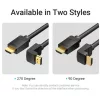 Vention HDMI, (270 Fokos, jobbra), 3m, kábel