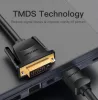 Vention HDMI -> DVI, (fekete), 1m, kábel