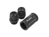 Lanberg AD-RJ45-OS6-IP67 RJ45-RJ45 Cat.5E/Cat.6 FTP IP67 vízálló árnyékolt fekete toldó
