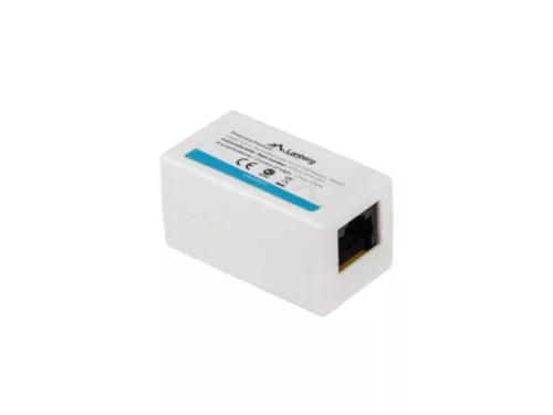 Lanberg AD-RJ45-RJ45-OU5 RJ45-RJ45 Cat.5E UTP árnyékolatlan fehér toldó