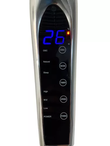 Aarven Aero STL-45RM1LR (45cm, álló, króm, távirányítós), ventilátor