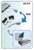 MaxLink AFA-1 10/100Mbps POE lengő tápfeladó és leválasztó kit