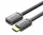 Vention HDMI/M -> HDMI/F (4K, HD, PVC, fekete), 0,5m, kábel