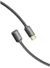 Vention HDMI/M -> HDMI/F (4K, HD, PVC, fekete), 1m, kábel