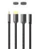 Vention HDMI/M -> HDMI/F (4K, HD, PVC, fekete), 5m, kábel