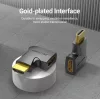 Vention HDMI/M (90fokos) -> HDMI/F (4K,síklapos, fekete), adapter